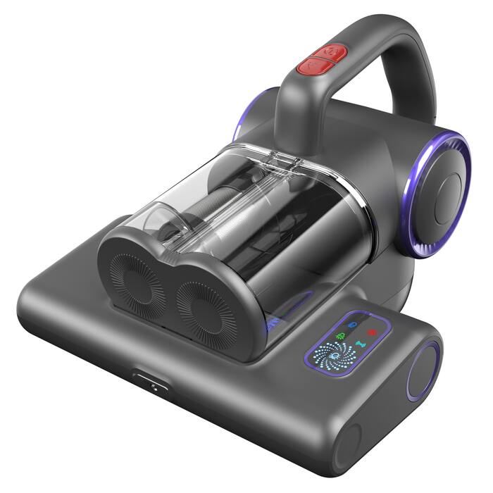 Front. WHALL - WHALL 500W Mattress Vacuum, Powerful 16Kpa with 253.7nm UV-C Lamp, 140°F Heat & HEPA, Ultrasonic Handheld for Bed/Sofa/C.