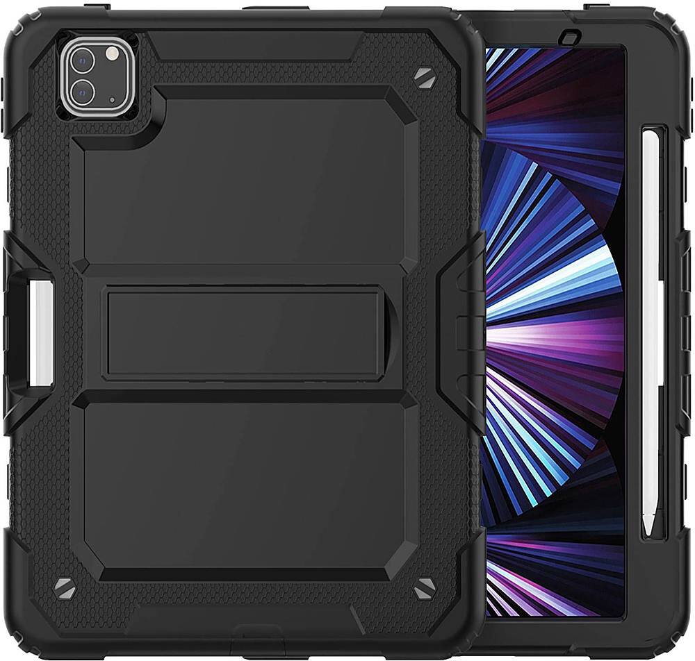 Alt View 11. SaharaCase - DEFENCE Series Case for Apple iPad Pro 11" (2nd, 3rd, and 4th Gen 2020-2022) - Black.