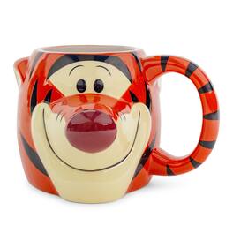 Disney - Winnie the Pooh Tigger 3D Sculpted Ceramic Mug | Holds 20 Ounces - Orange