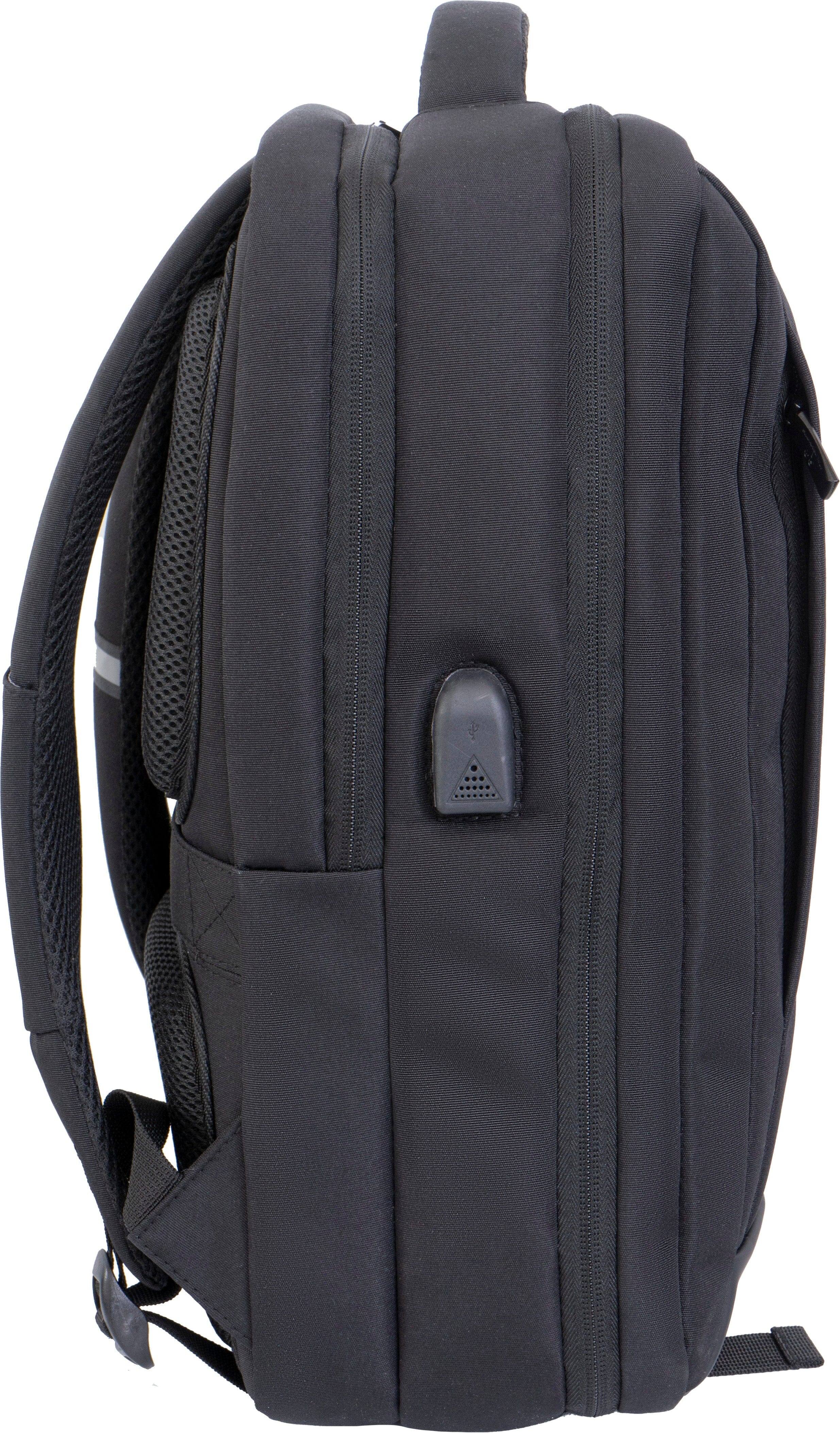 Alt View 1. Jack Abrahams - Jack Abrahams The Collins Nylon Workbook Backpack - Black - Black.
