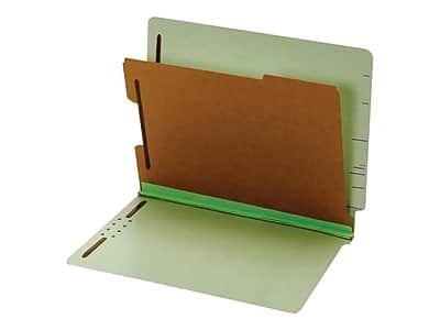 Pendaflex - End-Tab Classification Folders, Letter Size, 1-Partition, Light 10/Box - Green price history on PriceWatchPro