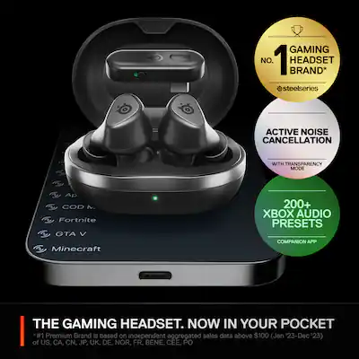 SteelSeries Arctis GameBuds True Wireless Noise Cancelling Gaming SteelSeries Arctis GameBuds True Wireless Noise Cancelling Gaming