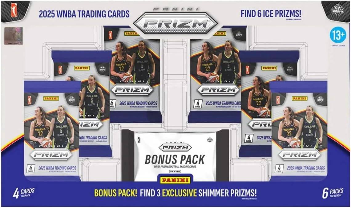 2025 Panini Prizm WNBA Basketball Flagship Trading Card Box (3 Pandora Prizms)