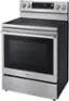 The text on the image reads "13BA 2:35 4 1 2 1 4 1 4 1 LG." This text is likely a combination of model numbers, specifications, and features of the stainless steel oven and stove. The numbers "13BA" and "2:35" could be related to the oven's dimensions or cooking capacity. The numbers "4 1 2 1 4 1 4 1" might represent the stove's burner configuration or cooking options. Finally, "LG" is likely the brand name of the appliance.
