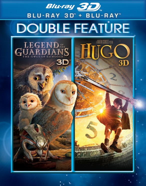  Legend of the Guardians: The Owls of Ga'Hoole/Hugo [3D] [Blu-ray] [Blu-ray/Blu-ray 3D]