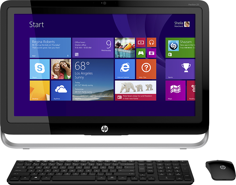 Best Buy: HP Pavilion 23" Touch-Screen All-In-One Computer AMD A6