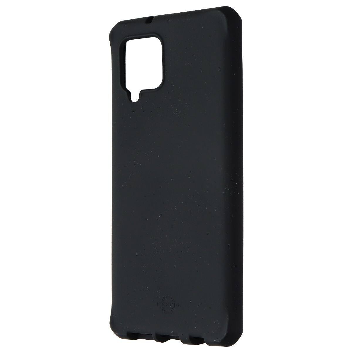 Front. Itskins - ITSKINS Hybrid Silk Series Case for Samsung Galaxy A42 5G - Black - Black.