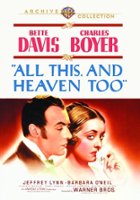 All This and Heaven Too [DVD] [1940] - Front_Original
