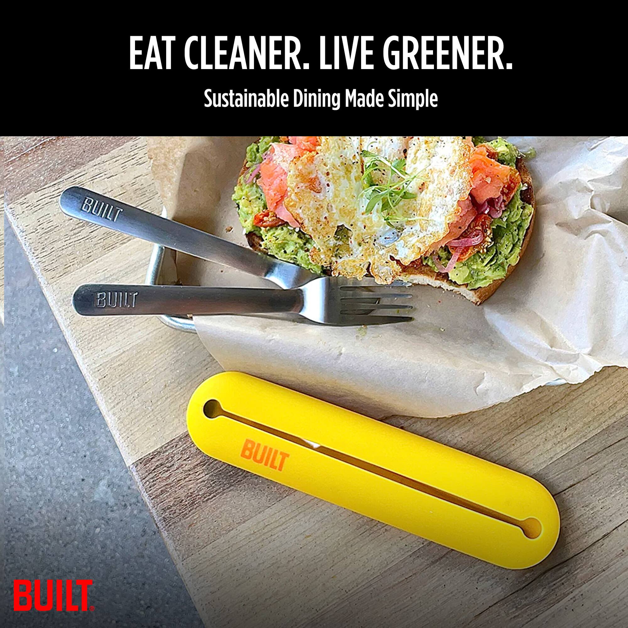 EAT CLEANER. LIVE GREENER.  
Sustainable Dining Made Simple  
BUILT