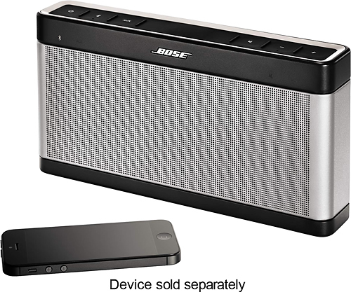 Best Buy: Bose SoundLink® Portable Bluetooth Speaker III Silver 