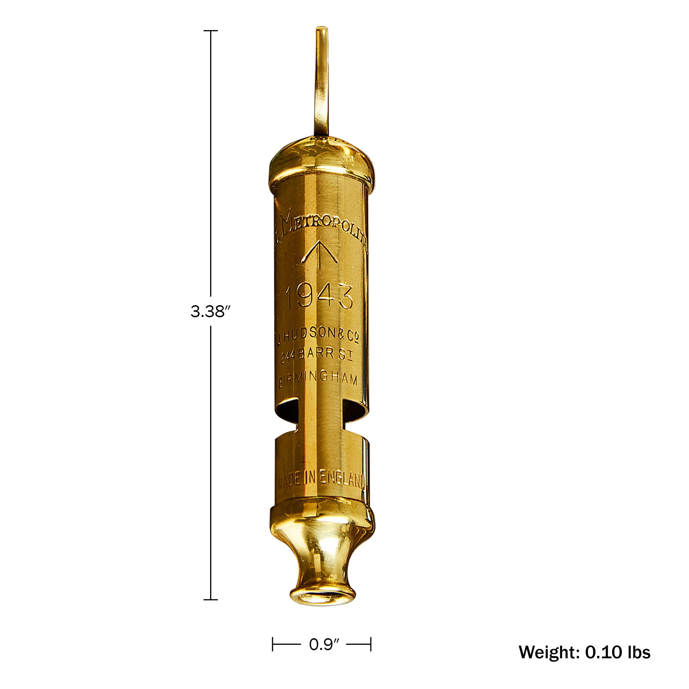 METRODOLI 3.38" 1943 THUDSON & CO 44 BARRS ST BIRMINGHAM MADE IN ENGLAND 0.9" Weight: 0.10 lbs