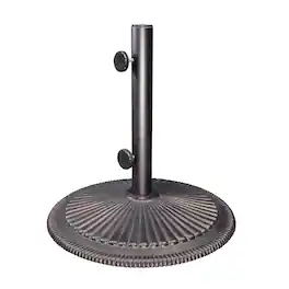 Mondawe - 50lb Cast Iron Umbrella Base Fits up to a 1.5" dia. pole - Anthracite