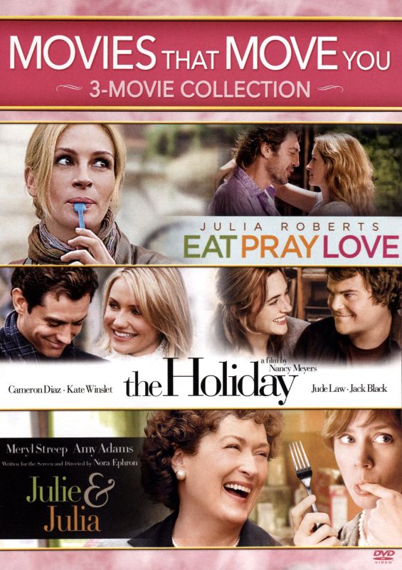  Movies That Move You: Julie &amp; Julia/The Holiday/Eat Pray Love [DVD]