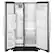 Angle. Amana - Amana - 24.5 Cu. Ft. Side-by-Side Refrigerator with Water and Ice Dispenser - Stainless steel - Black-on-Stainless.