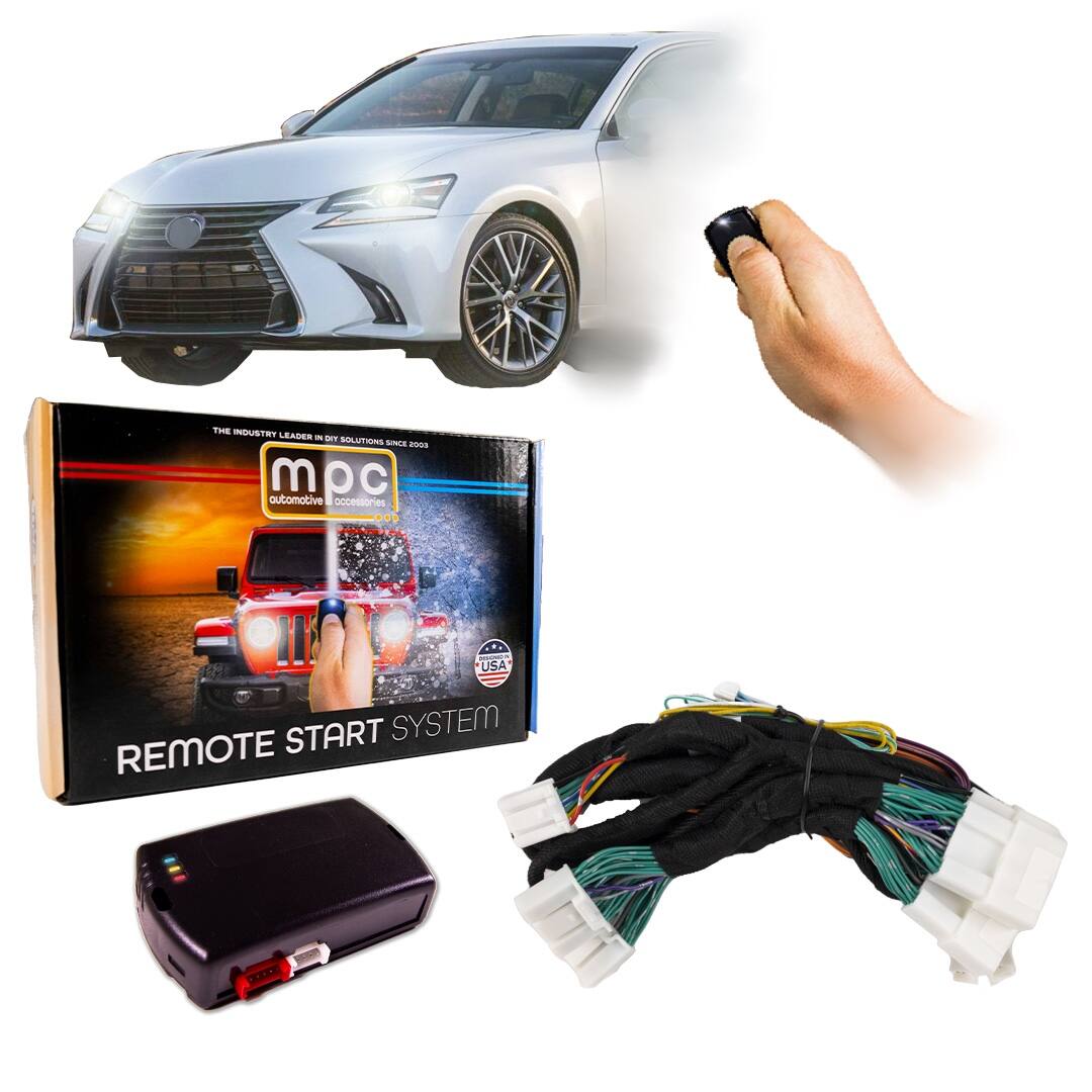 MPC - Remote Start For 2013-2018 Lexus GS350|Uses your OEM Remotes|Includes T-Harness - Black