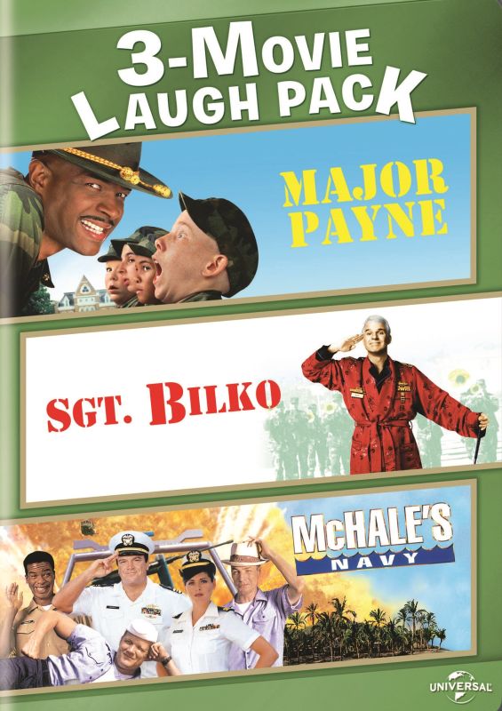 3-Movie Laugh Pack: Major Payne/Sgt. Bilko/McHale's Navy [2 Discs] [DVD]