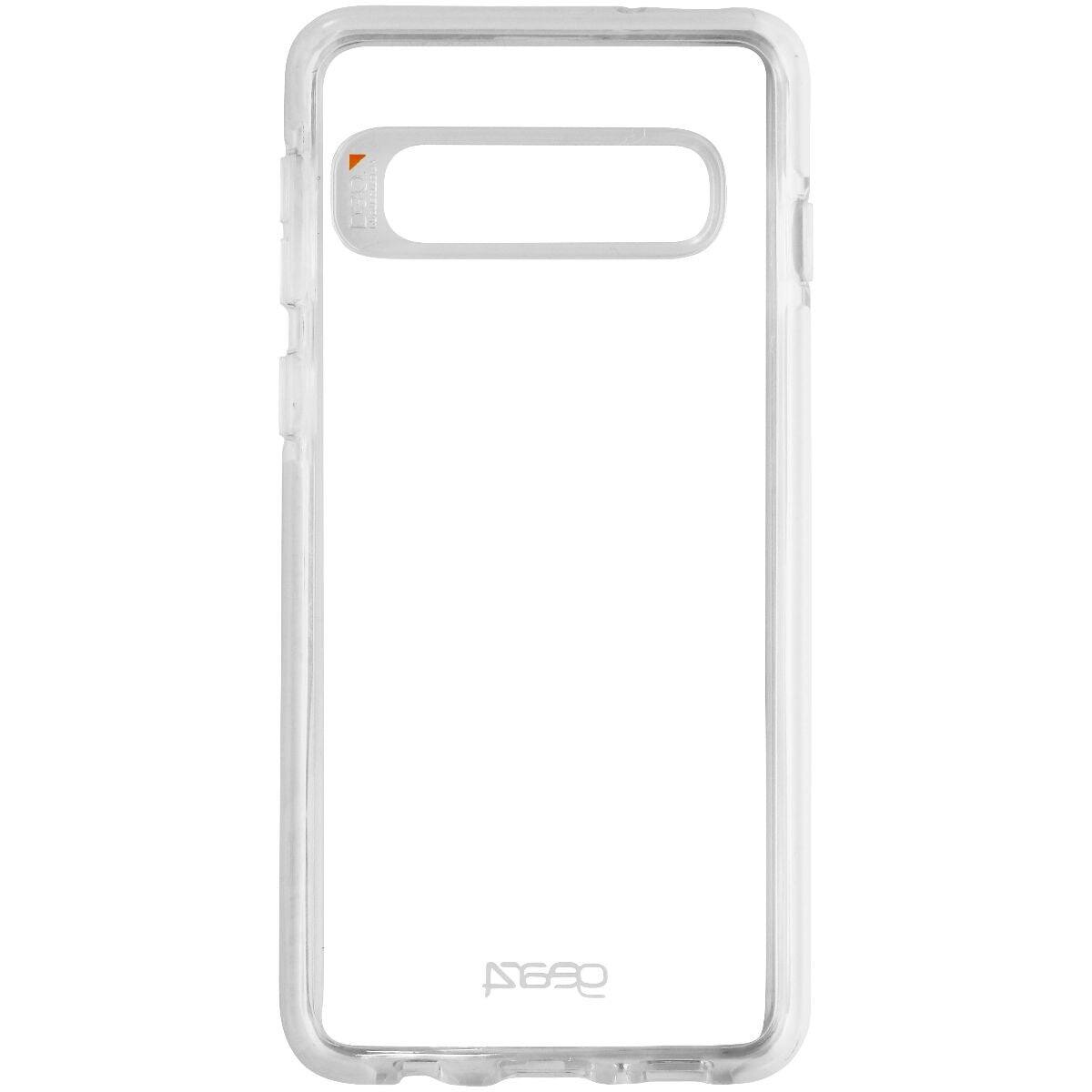 Alt View 1. ZAGG - ZAGG Piccadilly Series Hard Case for Samsung Galaxy S10 - Clear/White - Clear/White.