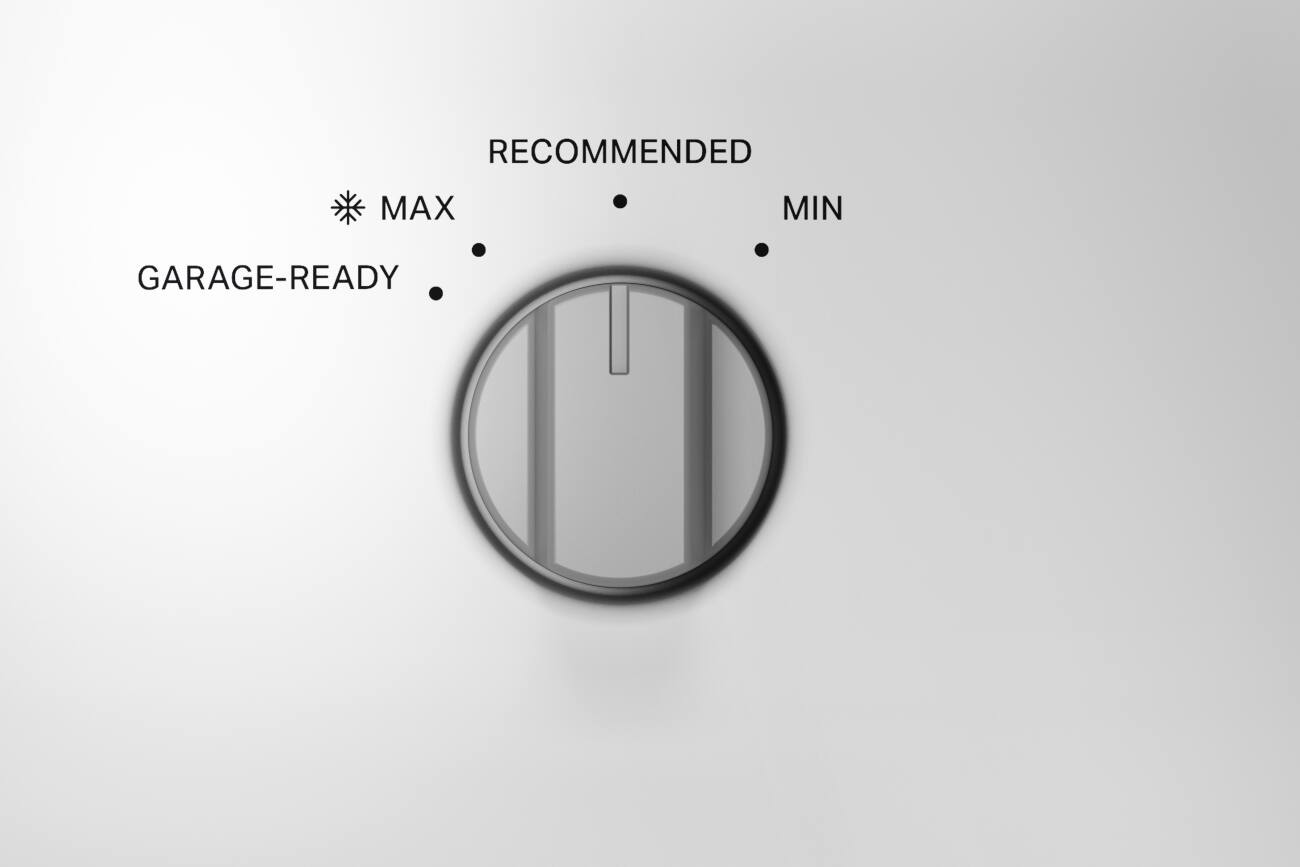 RECOMMENDED  
MAX  
MIN  
GARAGE-READY