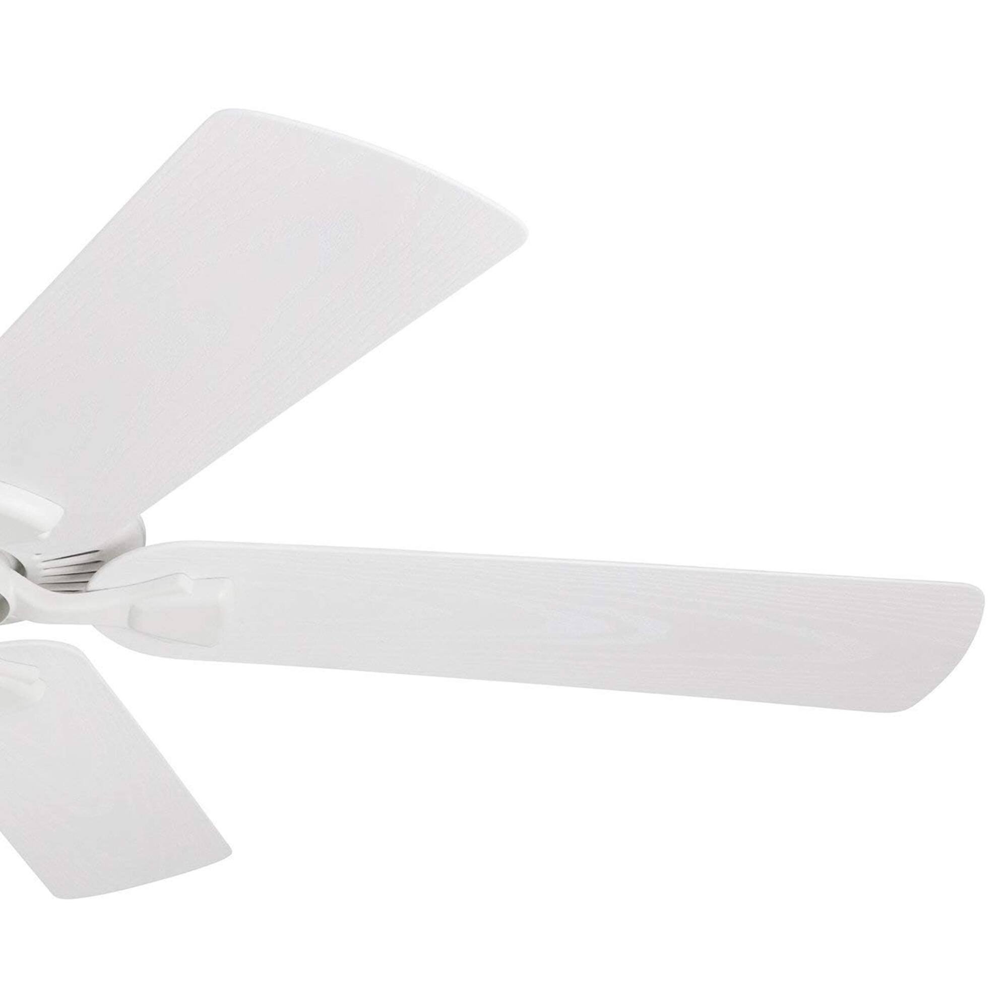 Alt View 7. Honeywell - Honeywell Belmar 52-Inch Outdoor Ceiling Fan, Pull Chain, Tri-Mount, White - White.