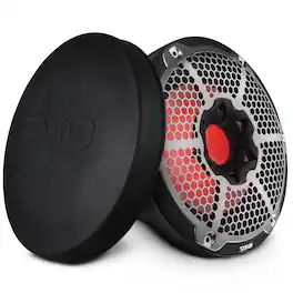 DS18 Audio - NXL 10" Subwoofer with RGB LED Lights, 300W RMS Single 4-Ohm - Black