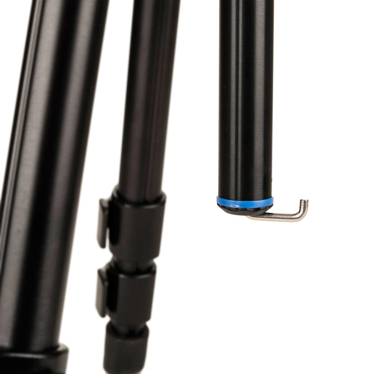 Alt View 5. Slik - Slik PRO AL-523 3-Section Aluminum Tripod Legs, 62.1" Max Height.