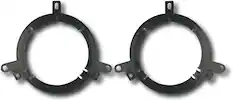 Front. Metra - Speaker Bracket for Select 1989-2023 Toyota Ford Chevrolet Jeep Honda Nissan Dodge - Black.