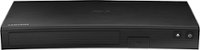 Front. Samsung - BD-J5900/ZA - Streaming 3D Wi-Fi Built-In Blu-ray Player - Black.