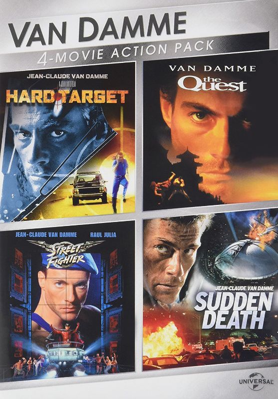  Van Damme 4-Movie Action Pack: Hard Target/The Quest/Streetfighter/Sudden Death [DVD]