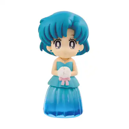 Front. Banpresto - Banpresto Sailor Moon Sailor Mercury Sparkle Dress Collection Figure - Blue.
