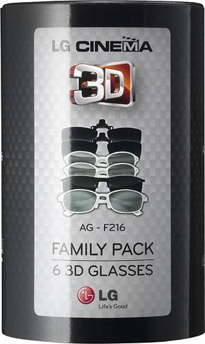 Front Standard. LG - Cinema 3D Glasses Family Pack.