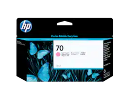 HP - 70 130-ml Light Magenta DesignJet Ink Cartridge, C9455A