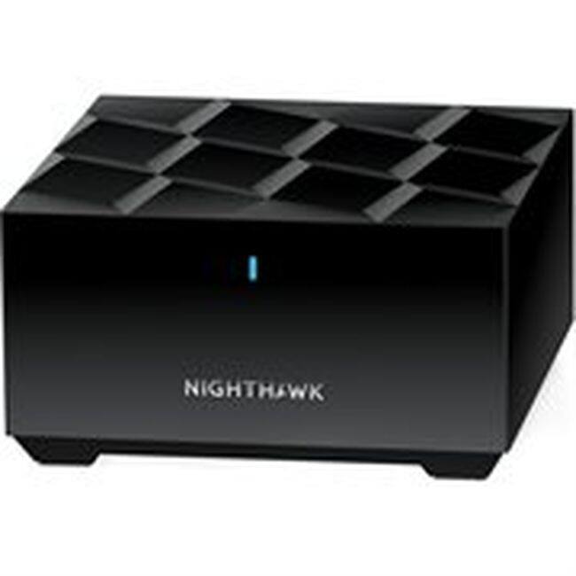 Alt View 6. NETGEAR - MK63-100NAR Nighthawk Home Mesh WiFi 6 System 3 Pack - Refurbished Excellent - Black.