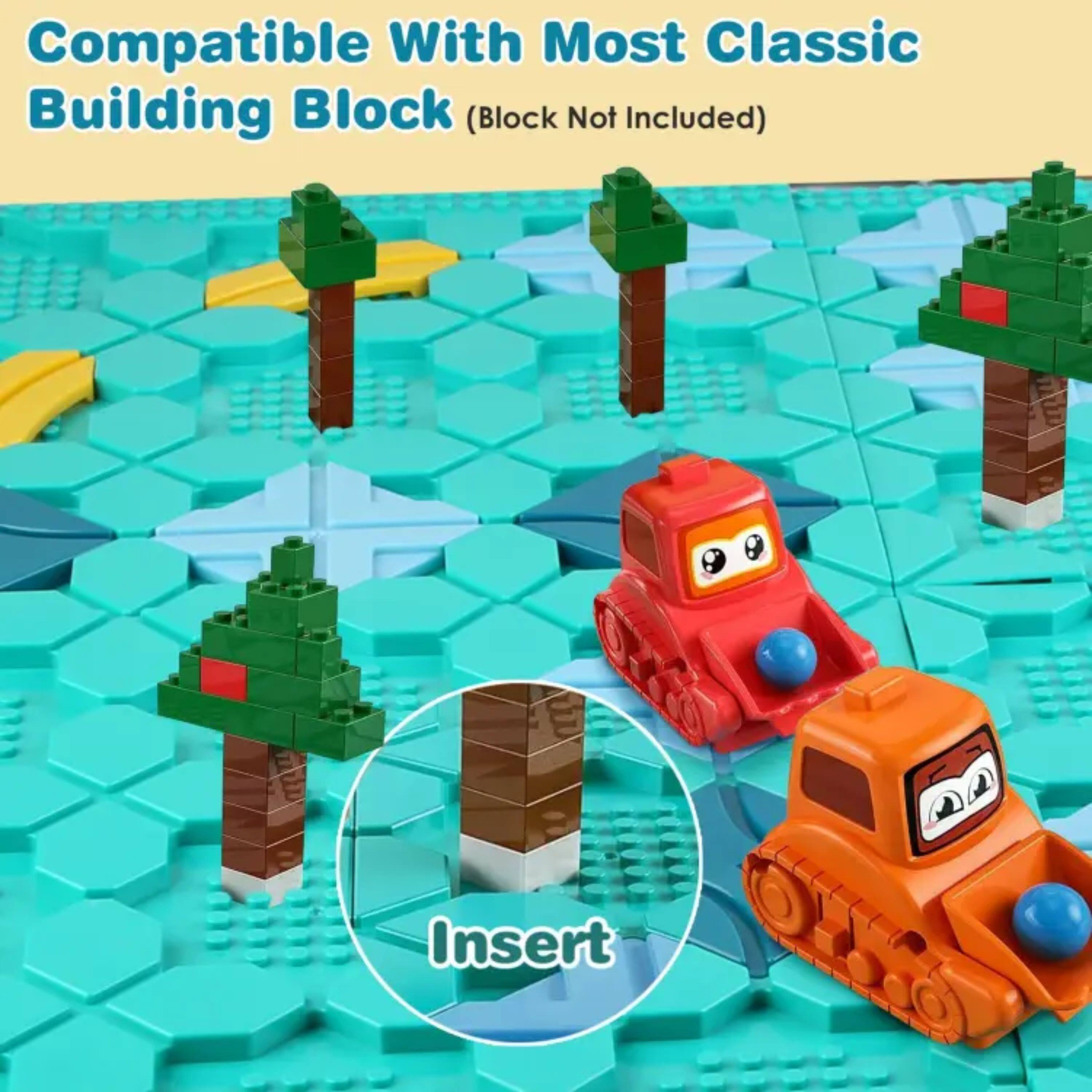 Compatible With Most Classic Building Block (Block Not Included)

Insert