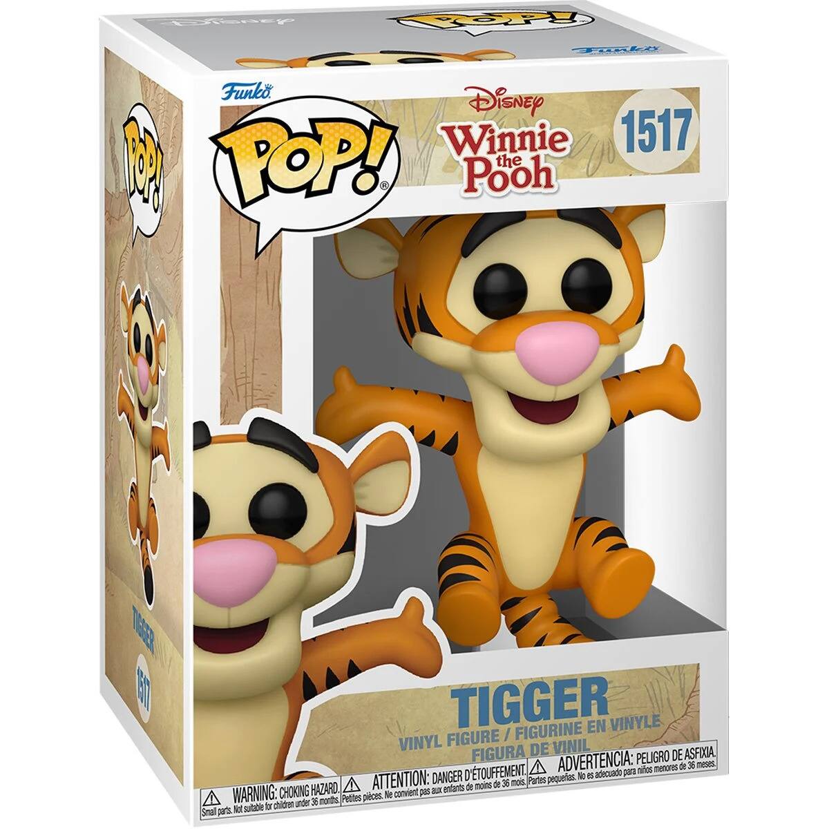 Eotney FP TRALO Funko Disney Winnie 1517 B POP! the Pooh T8 El TIGGER EN VINYLE FIGURE / FIGURINE VINYL DE VINIL FIGURA ADVERTENCIA: PELIGRO DE DEASFIXIA A menores de 36 meses D'TOUFFEMENT adecuado pan nitos ATTENTION: DANGER pequetas. e de 36 mois. Partes HAZARD. entants de moins WARNING: CHOKING e convient pas au 36 months Petites pieces. sutable tr chidren under Smal parts Ro