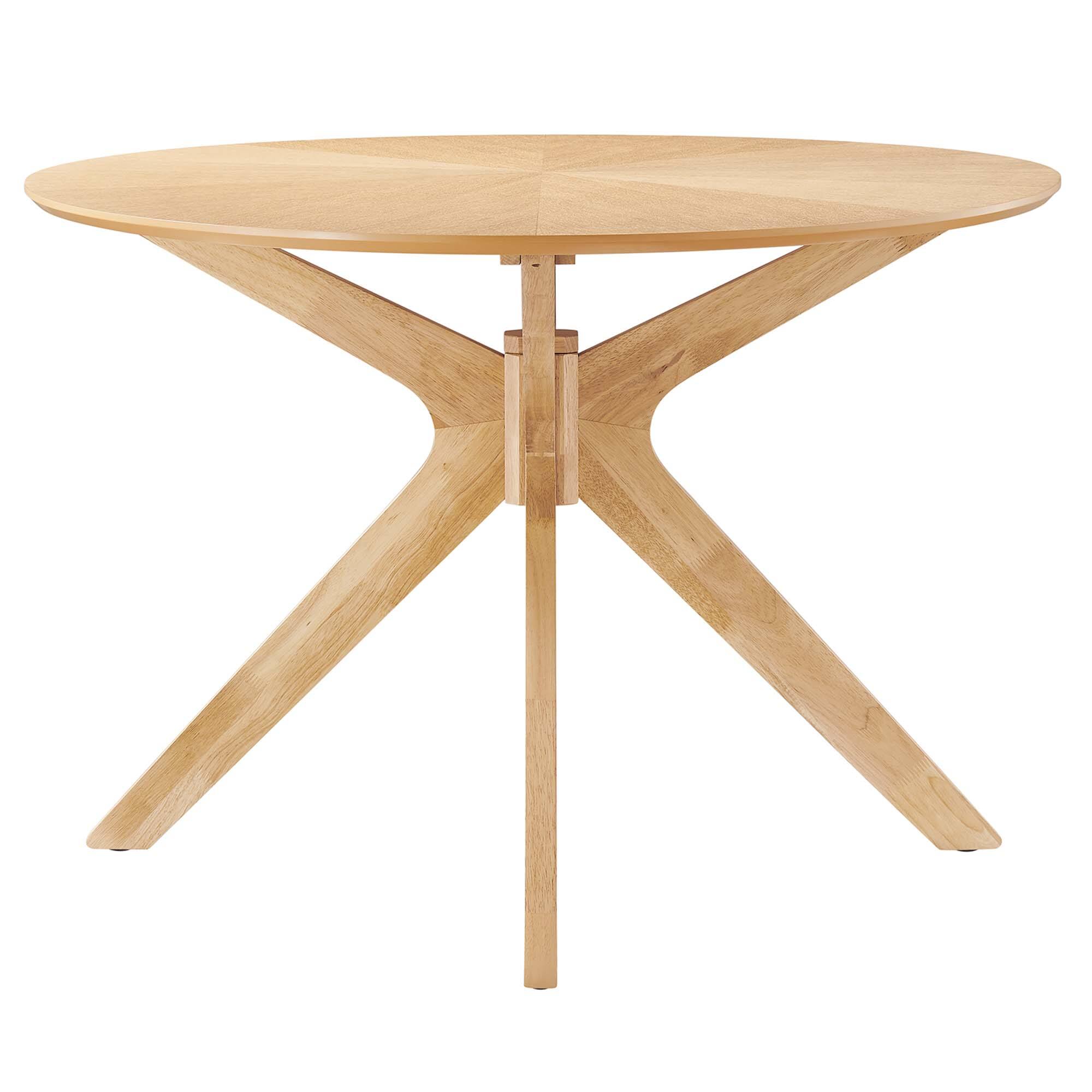 Back. Modway - Crossroads 71" Oval Wood Dining Table by Modway - Oak.