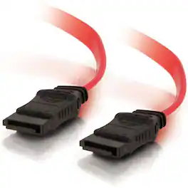 C2G - 10191 SATA Cable - 6" SATA Data Transfer Cable - First End: 1 x 7-pin SATA 3.0 - Female