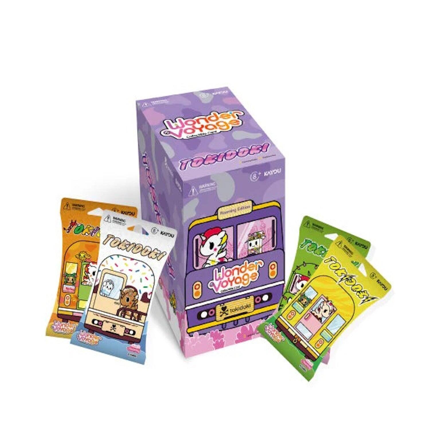 Wonder Voyage: TOKIDOKI  
8+ KAYOU  
WARNING  
Eshia KAYOU  
Roamn OFSA KAYOU  
TOKIDORI TOC  
Wonder Voyage  
FOCiTO!  
7 Voyage KAYDU  
tokidoki