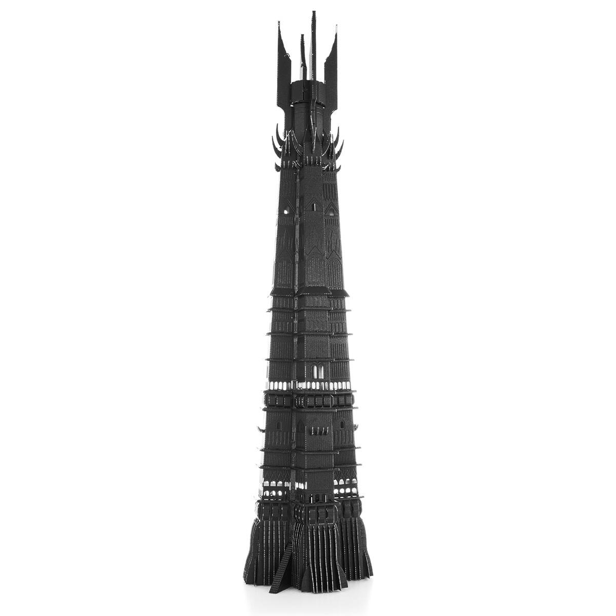 Alt View 1. Metal Earth - Metal Earth Premium Series Orthanc 3D Metal Model Kit Fascinations - Silver.
