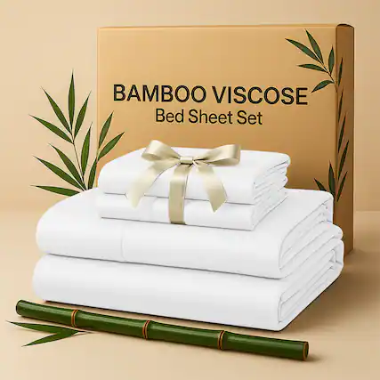 BAMBOO VISCOSE Bed Sheet Set
