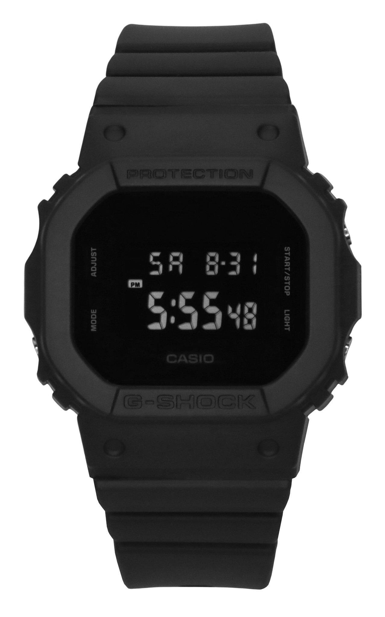 Casio - G-SHOCK Digital Quartz GMD-S5610BB-1 200M Ladies Watch Alarm LED Light Stopwatch Bio Based Resin Strap Dial - Black