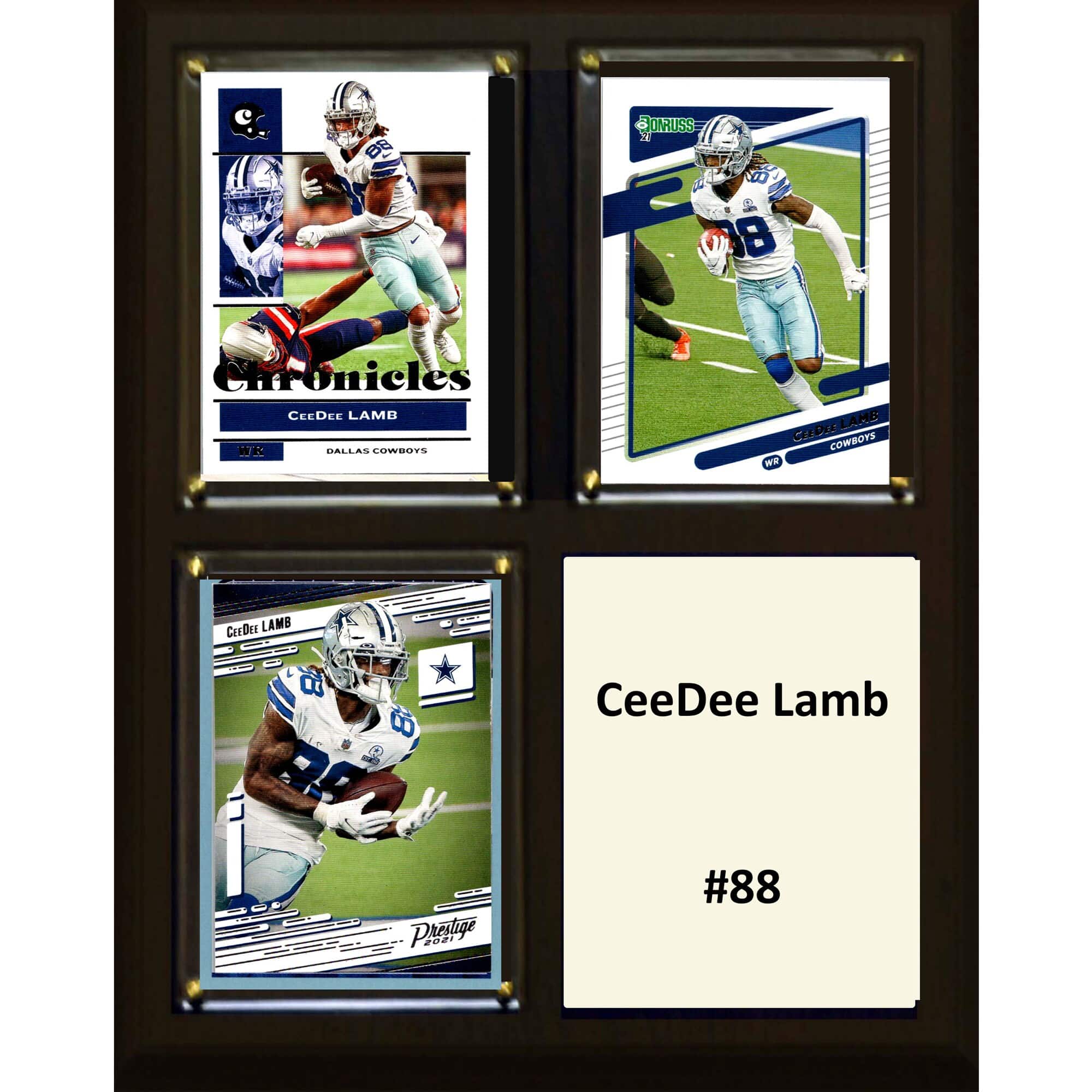 "C&I Collectibles - CeeDee Lamb Dallas Cowboys 8"" x 10"" Trading Card Plaque - Multicolor" price history on PriceWatchPro