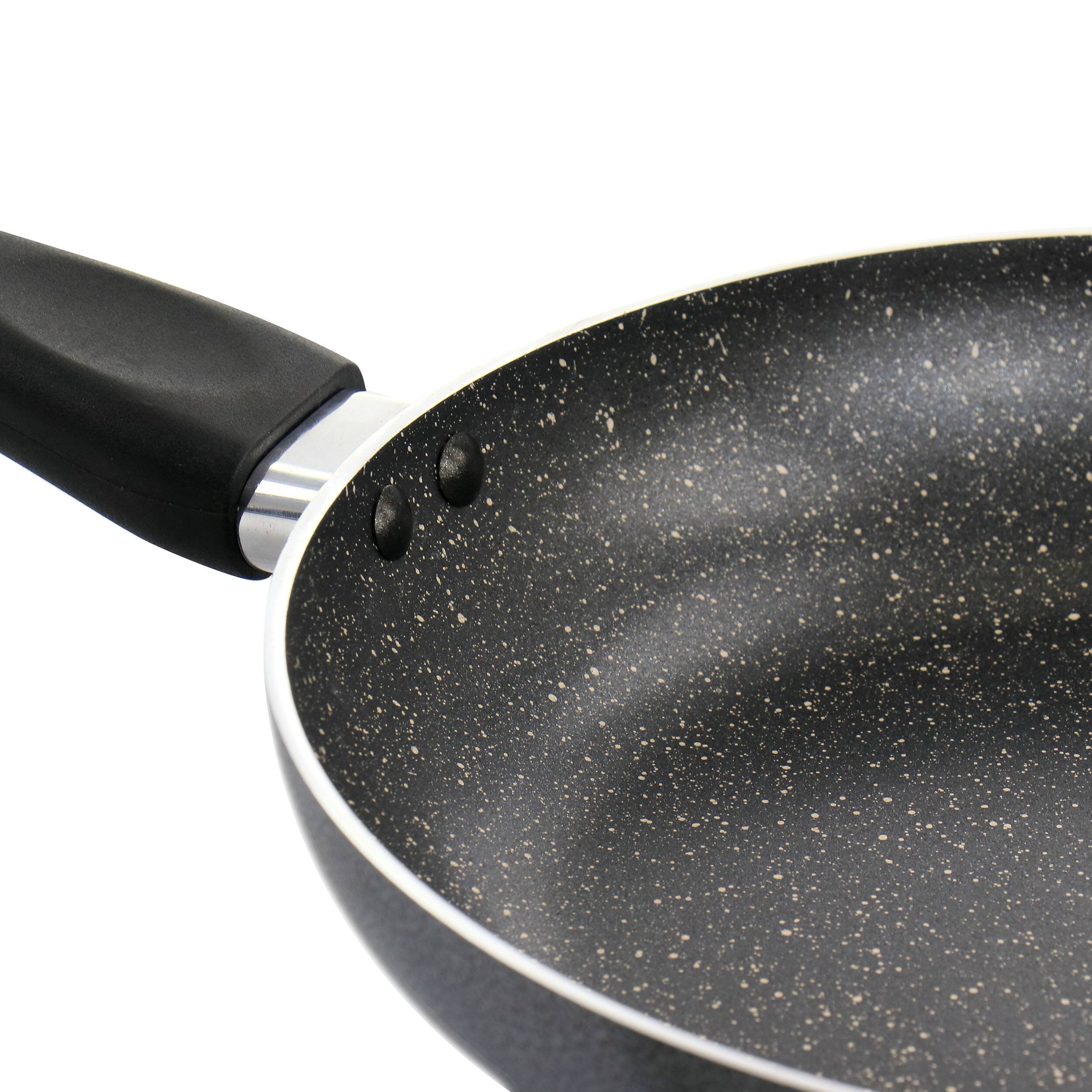 Alt View 3. Oster - Oster 10.2 in. Pallermo Nonstick Aluminum Frying Pan in Graphite Grey - Graphite.