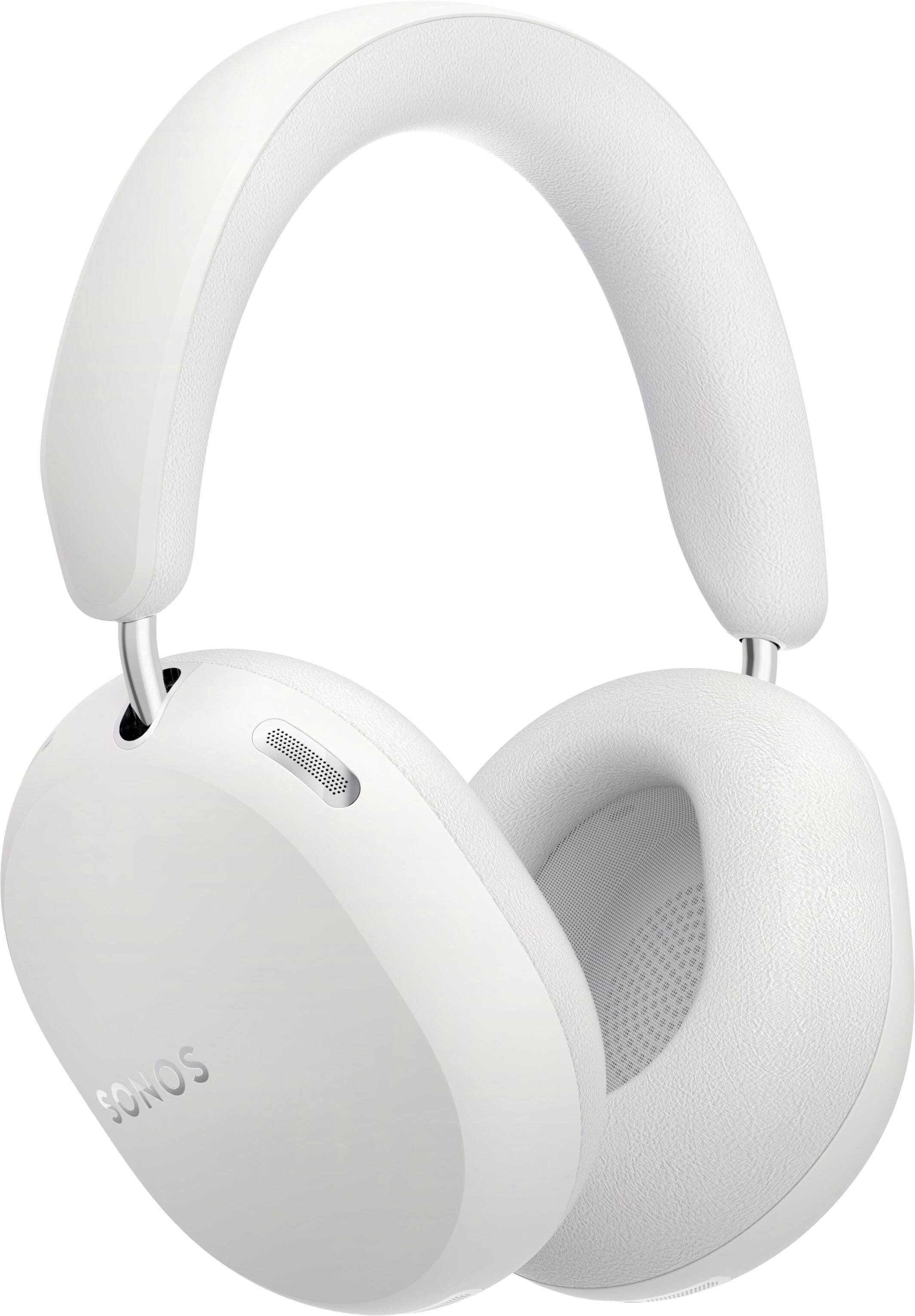 Front. Sonos - Ace Ultra Wireless Over-the-Ear Headphones with Active noise Cancellation (Each) - White.