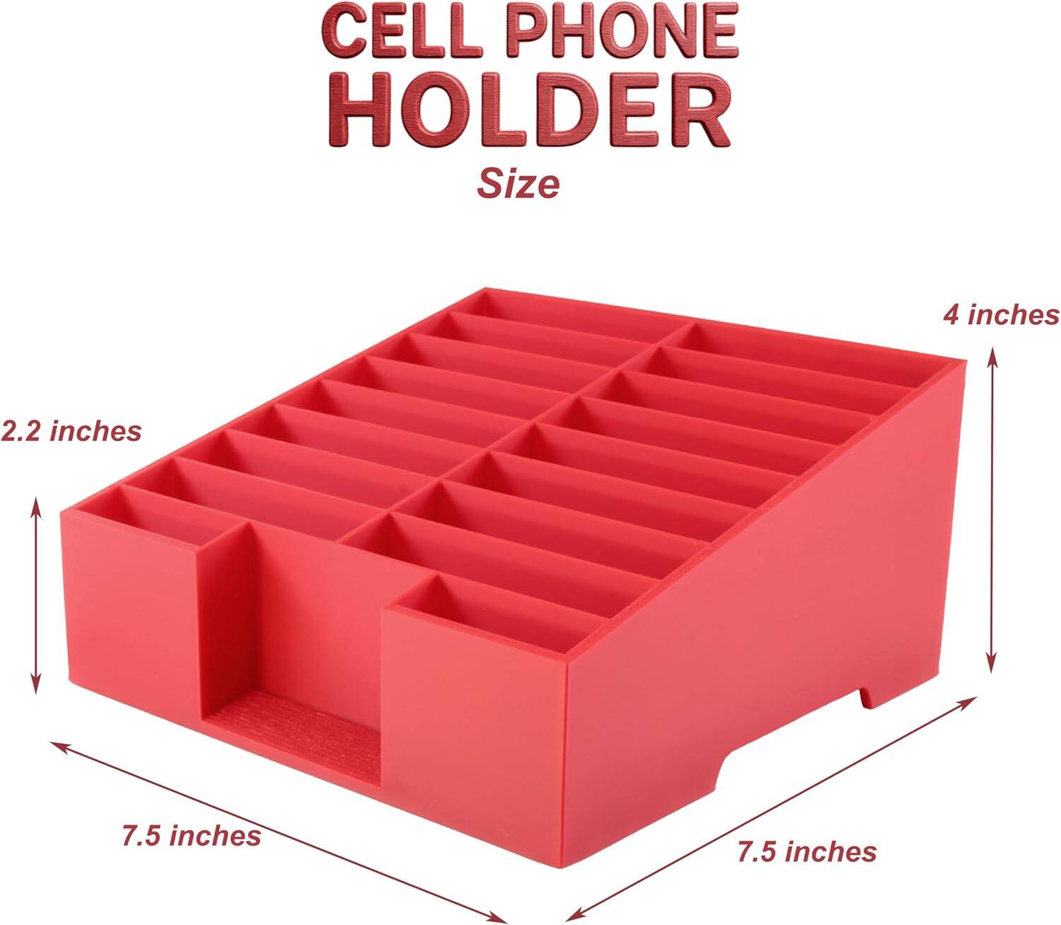 CELL PHONE HOLDER  
Size  
4 inches  
2.2 inches  
7.5 inches  
7.5 inches