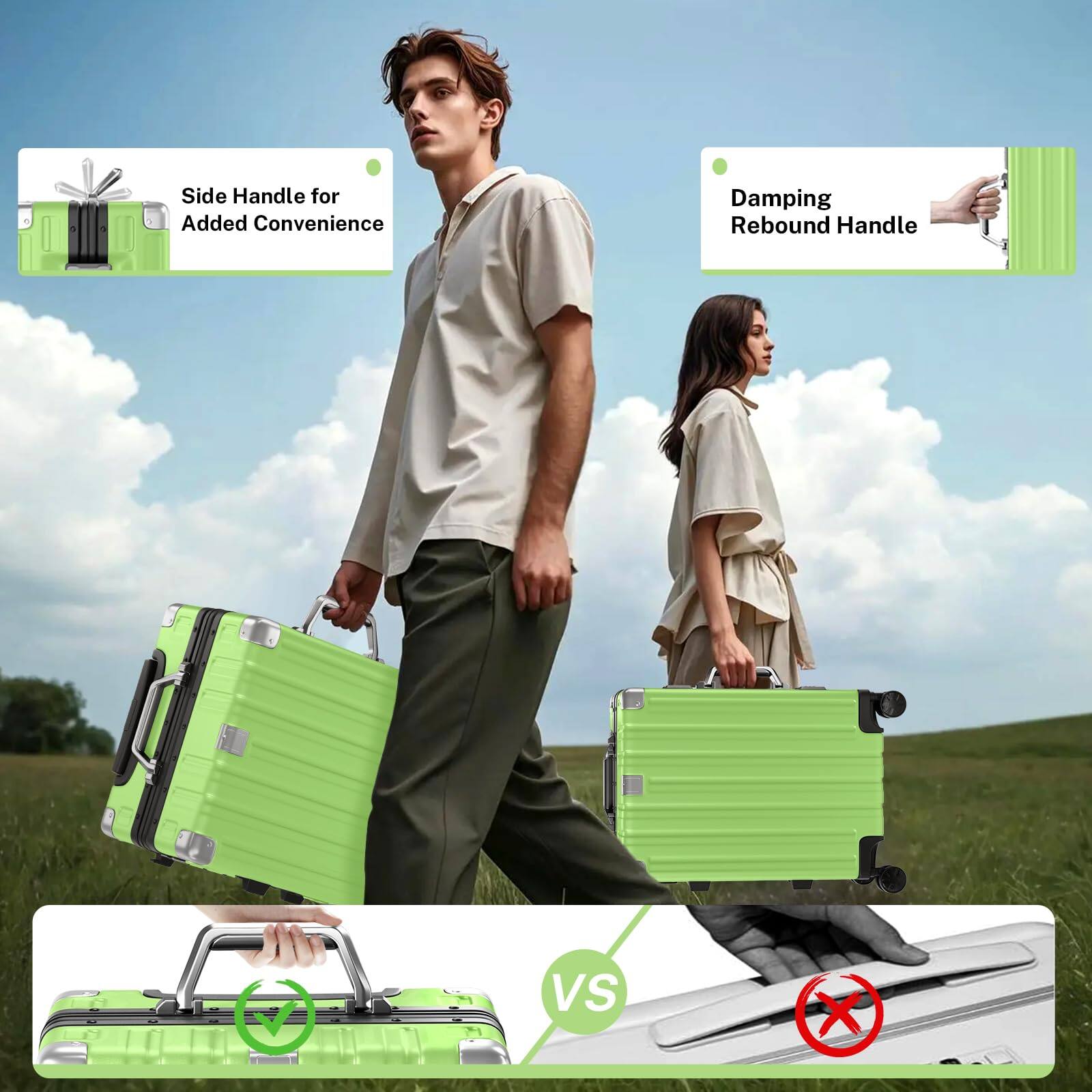 - Side Handle for Added Convenience
- Damping Rebound Handle
- VS