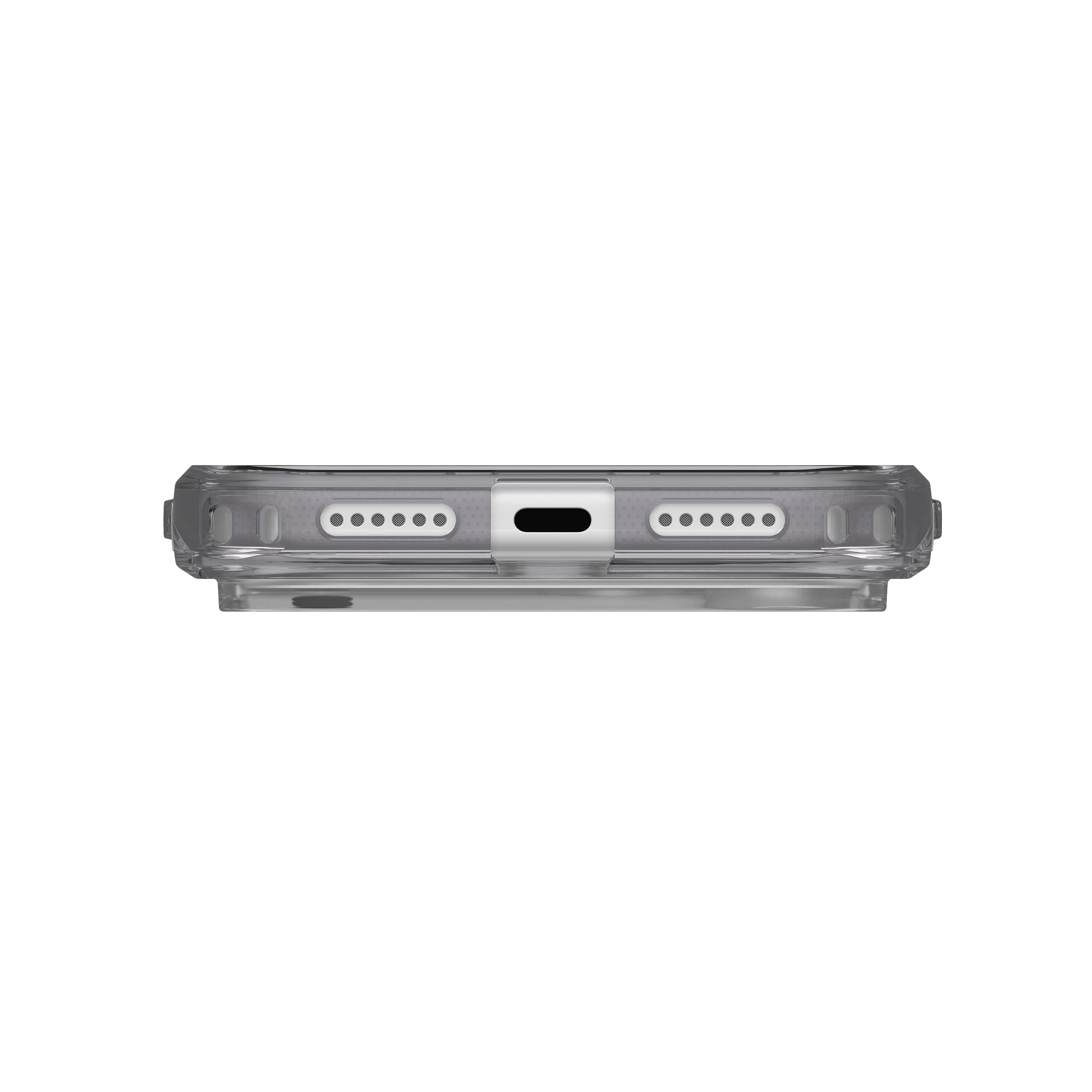 Alt View 4. UAG - iPhone 18 Pro Max Case/iPhone 17 Pro Max Case with MagSafe, Translucent, Anti-Yellowing, Plyo - Interface Ice/Smoke.