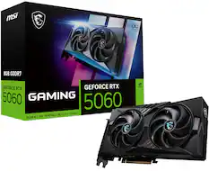 MSI OC Gaming 5060 GEFORCE RTX 5060 GAMING 5060 REFLEX | STUDIO RAY TRACING | DLSS 4 | TURBO