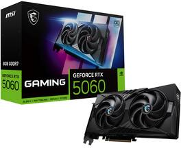 MSI - NVIDIA GeForce RTX 5060 8G GAMING OC 8GB GDDR7 PCI Express Gen 5 Graphics Card - Black