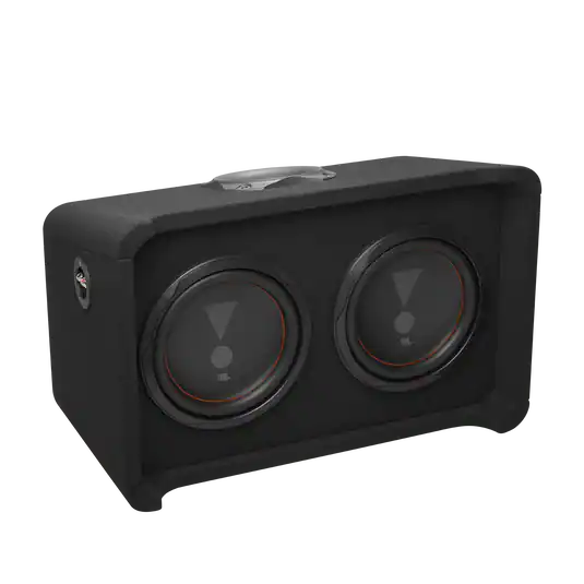 JBL - Refurbished Excellent - CLUB1000D Club Series - Dual 10" Slip Stream Ported Enclosure 2ohm - Black