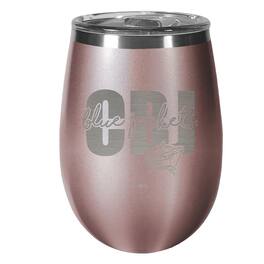 Great American Products - Columbus Blue Jackets 10oz. Rose Gold Wine Tumbler - Multicolor